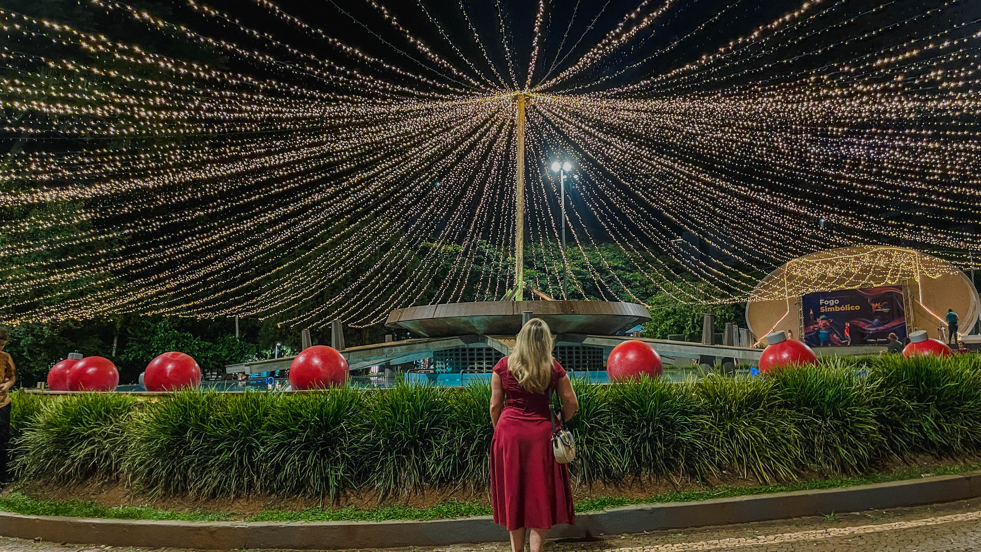 Imagem de Natal em Concórdia: confira como está a decoração natalina na capital do trabalho